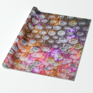 Low-angle-Fotografie verschiedener Farblichter Geschenkpapier