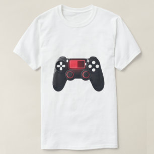 Low Battery Gamer – Minimales Gaming-Icon-Design T-Shirt