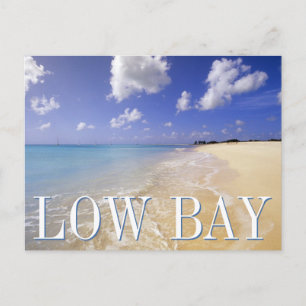 Low Bay Beach, Barbuda, Antigua   Danke Postkarte