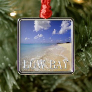 Low Bay Beach, Barbuda, Antigua Ornament Aus Metall