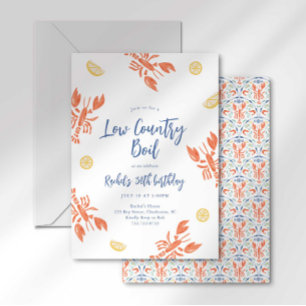 Low Country Meeresfrüchte-Lobsterbacken Einladung