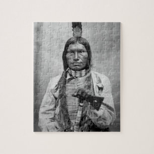 Low Dog - Indianerisches Vintages Foto