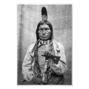 Low Dog - indianisches Vintage-Foto Fotodruck