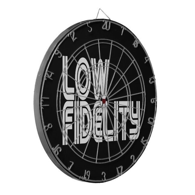 Low Fidelity Dartscheibe (Vorderseite Links)