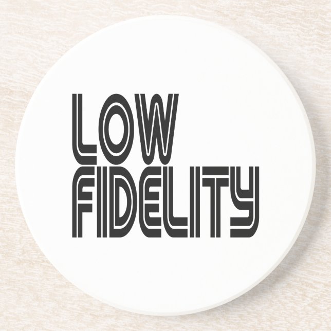 Low Fidelity Getränkeuntersetzer (Vorne)