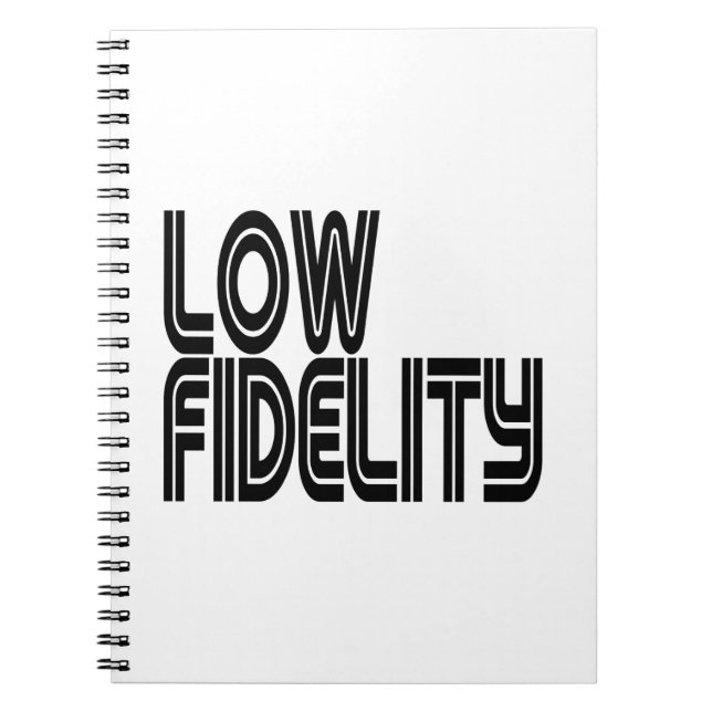 Low Fidelity Notizblock (Vorderseite)
