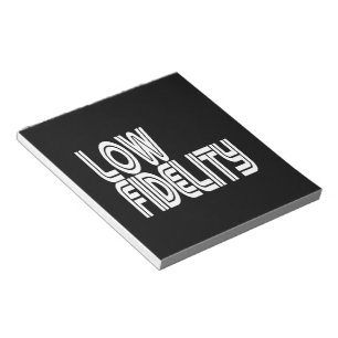 Low Fidelity Notizblock