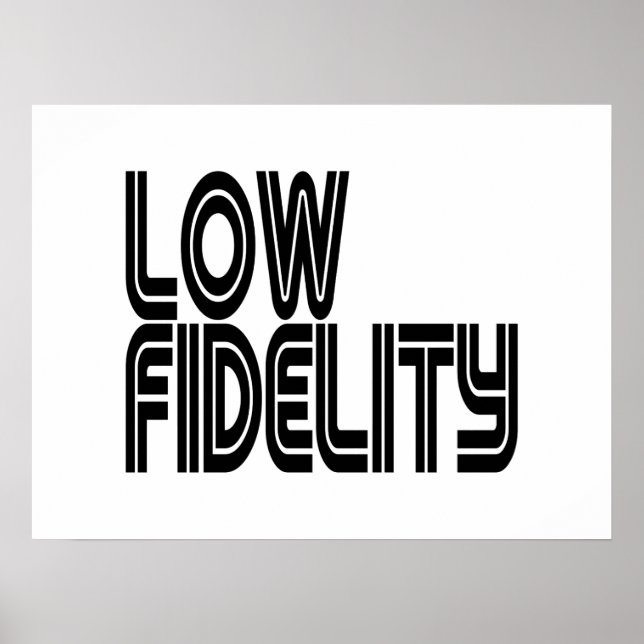 Low Fidelity Poster (Vorne)