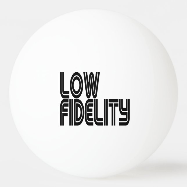 Low Fidelity Tischtennisball (Vorderseite)