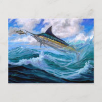 Low Flying Blue Marlin