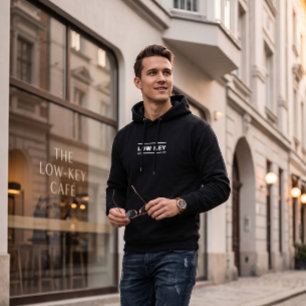 Low Key Minimalist Pullover Hoodie Urban auf Deu
