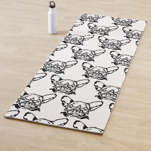 Low Key Rockstar Frenchie French Bulldog Yoga Mat Yogamatte