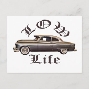 Low Life Oldsmobile Lowrider Postkarte