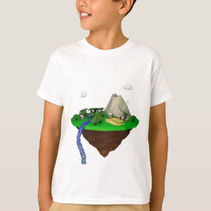 Low-Poly-3D-Rendering-Polygon T-Shirt