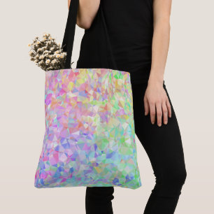 Low Poly Regenbogen Tasche