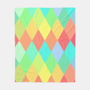 Low poly triangles fleecedecke