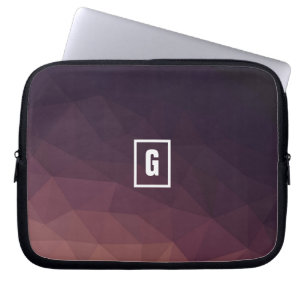 Low Polypink/violett/schwarz, erste Notebook-Hülle Laptopschutzhülle