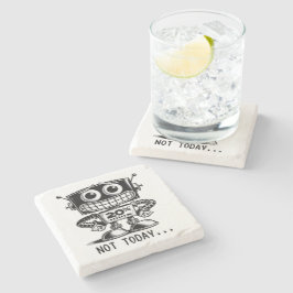 Low Power Robot - Nicht heute... Steinuntersetzer