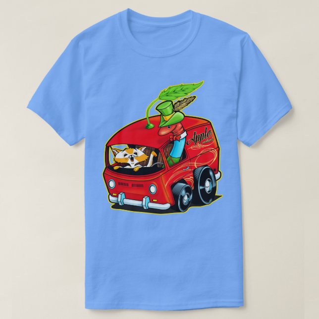 Low Worms Apple Delivery TShirt (Design vorne)