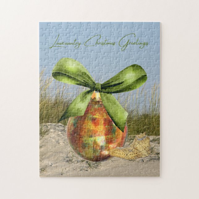 Lowcountry Christmas Greetings Hilton Head Island (Vertikal)