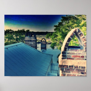 Lowcountry Rooftop Scene Poster