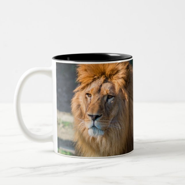 Löwe 013 zweifarbige tasse (Links)