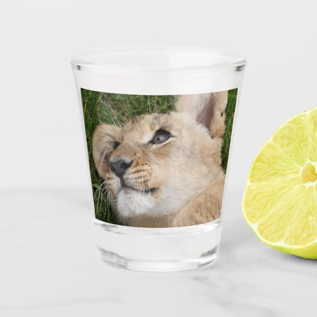 Löwe 022 schnapsglas (Vorderseite)