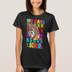 Löwe 100 Tage Schule T-Shirt