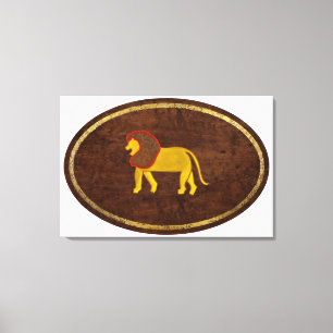 Löwe 2008 leinwanddruck