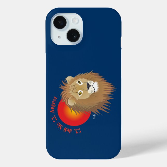 Löwe 23. Juli bis 22. August Apple iPhone Hüllen (Rückseite)