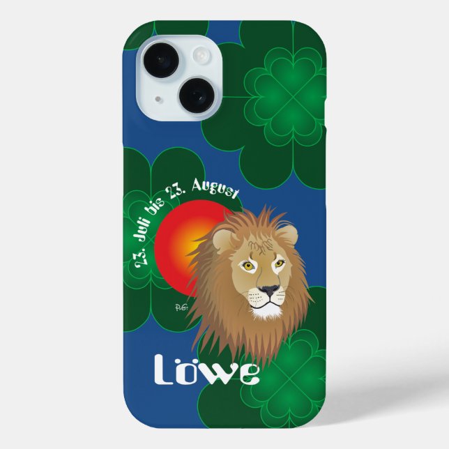 Löwe 23. Juli bis 22. August Apple iPhone Hüllen (Rückseite)