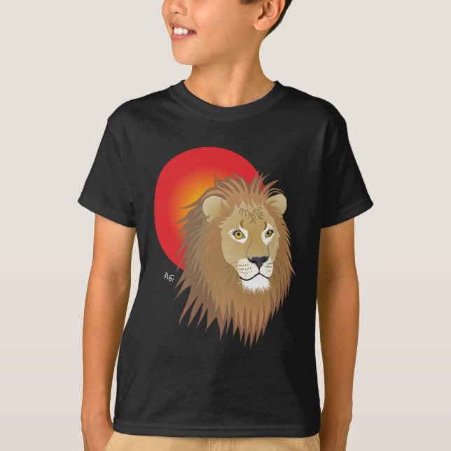 Löwe 23. Juli bis 22. August T-Shirt (Vorderseite)