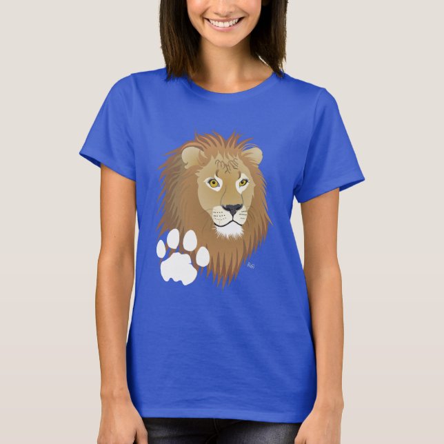Löwe 23. Juli bis 22. August T-Shirt (Vorderseite)