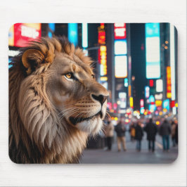 Löwe am Times Square Mousepad