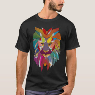 Löwe aus Teilen gefertigt T-Shirt