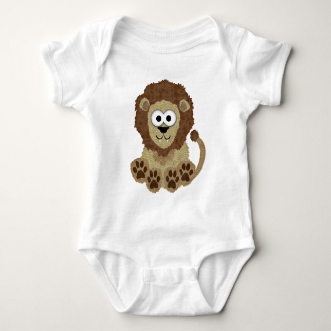 Löwe Baby Strampler (Vorderseite)