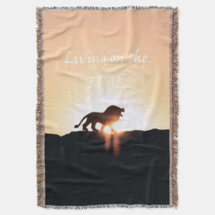 Löwe bei Sonnenuntergang Leben auf der EDGE Decke