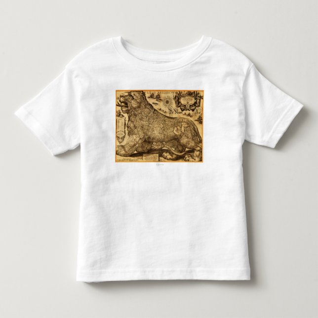 Löwe Belgicus der Niederlande und des Belgiens Kleinkind T-shirt (Vorderseite)