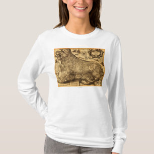 Löwe Belgicus der Niederlande und des Belgiens T-Shirt