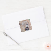 Löwe brüllend große Katze Wildrealist Art Klassike