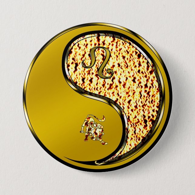 Löwe Button (Vorderseite)