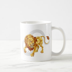 Löwe das Löwestern- oder -geburts- oder Kaffeetasse