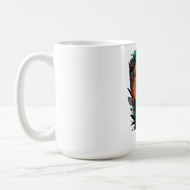 Löwe der Dschungel Kaffeetasse (Links)