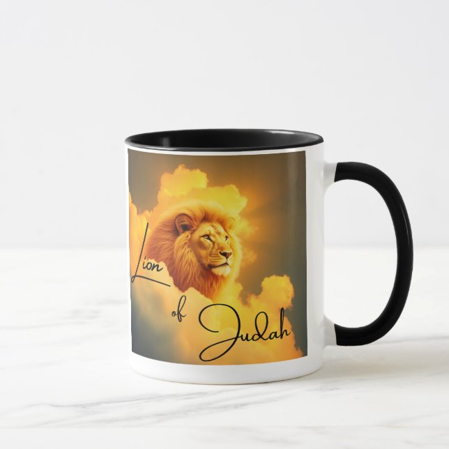 Löwe der Juda-Tasse, jedes Auge wird sehen Tasse (Rechts)