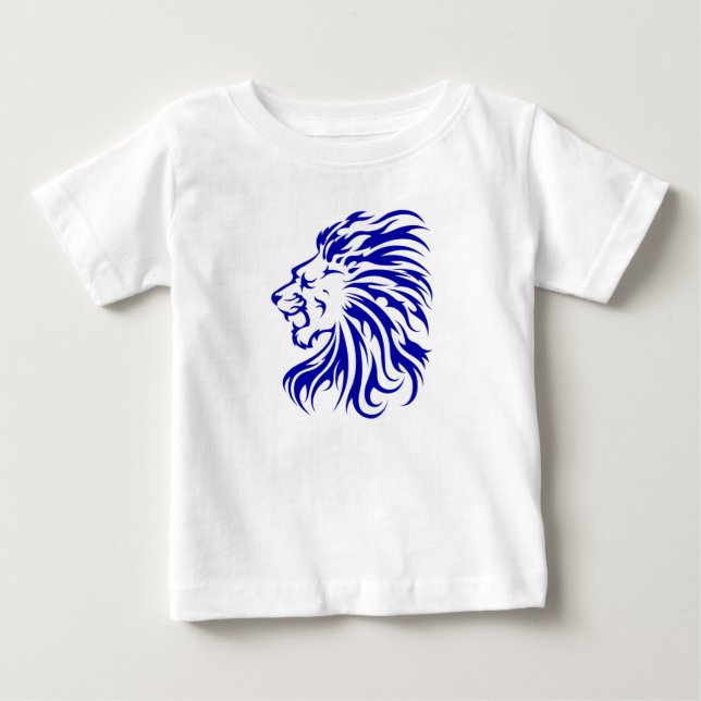 Löwe der König des Dschungels,Löwenliebensgeschenk Baby T-shirt (Vorderseite)