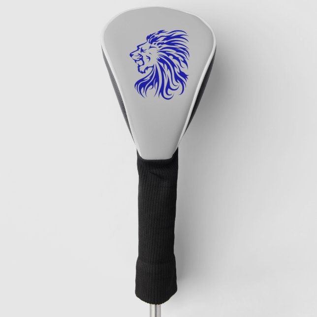 Löwe der König des Dschungels,Löwenliebensgeschenk Golf Headcover (Vorderseite)