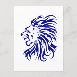 Löwe der König des Dschungels,Löwenliebensgeschenk Postkarte