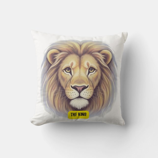 Löwe. Der König Kissen (Vorderseite)