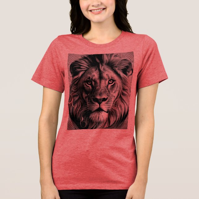 Löwe der König T - Shirt (Vorderseite)
