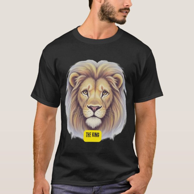 Löwe. Der König T-Shirt (Vorderseite)